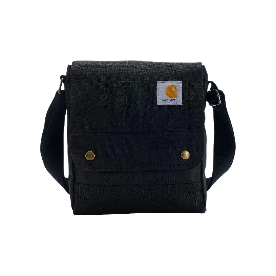 Carhartt Polyester Shoulder Bag, Crossbody Bag Unisex Black