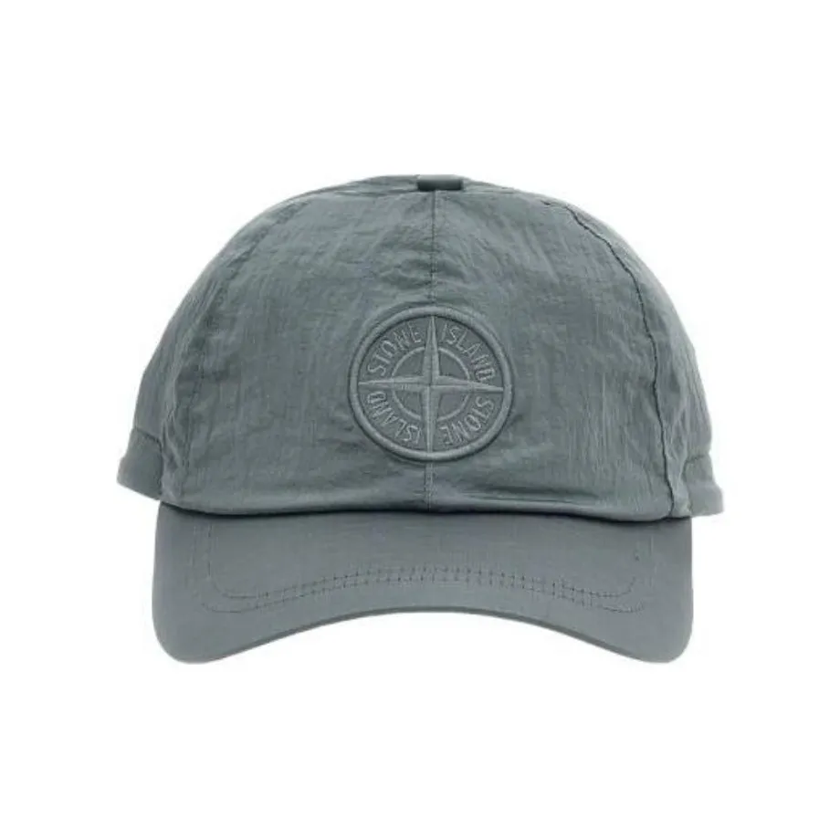 STONE ISLAND Полиамид Кепки Мужские Серые
