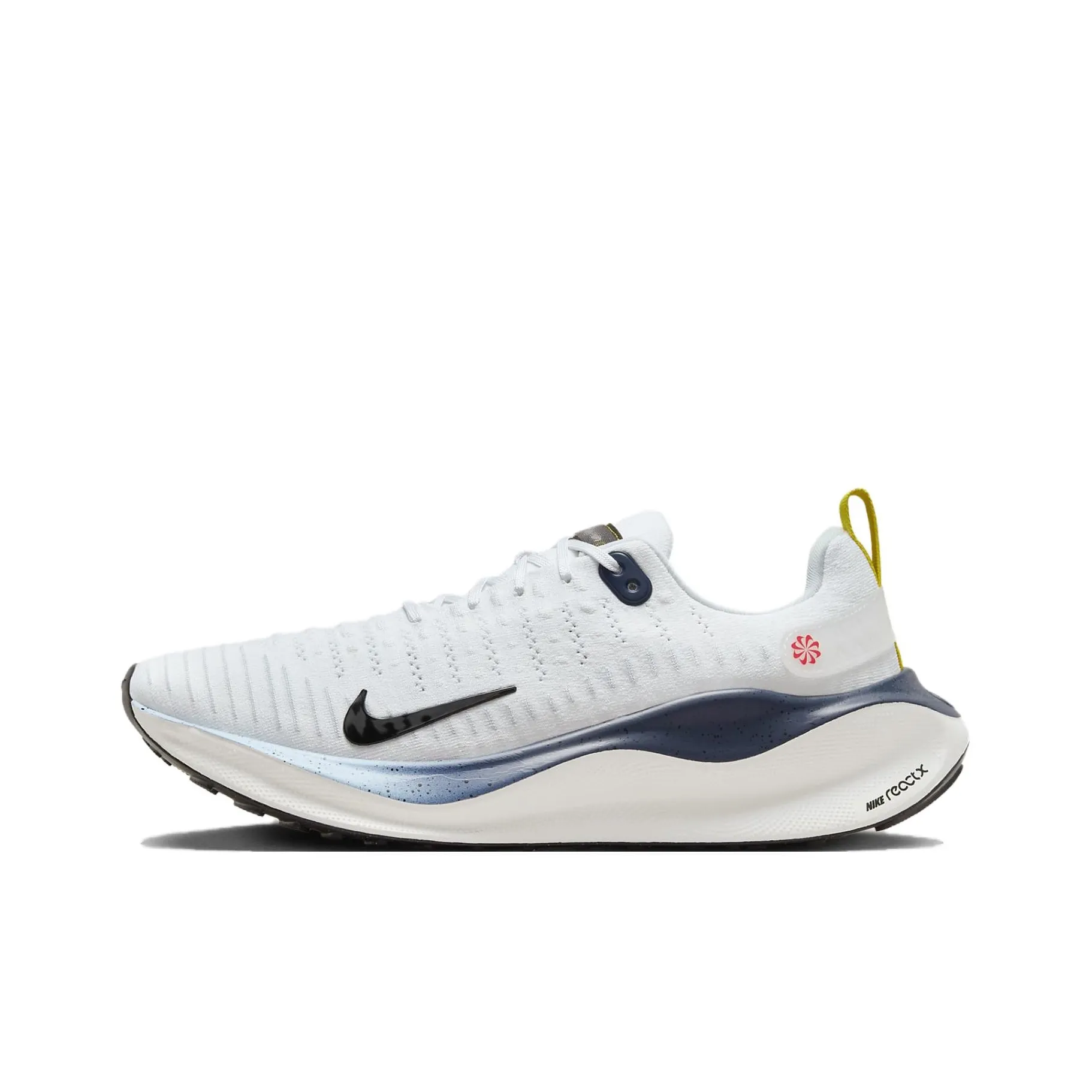 Nike ReactX Infinity Run 4 White Navy Speed Yellow