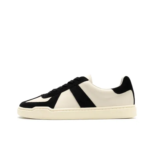 FOOT INDUSTRY Кроссовки для скейтбординга Low Top Белый/Черный Унисекс