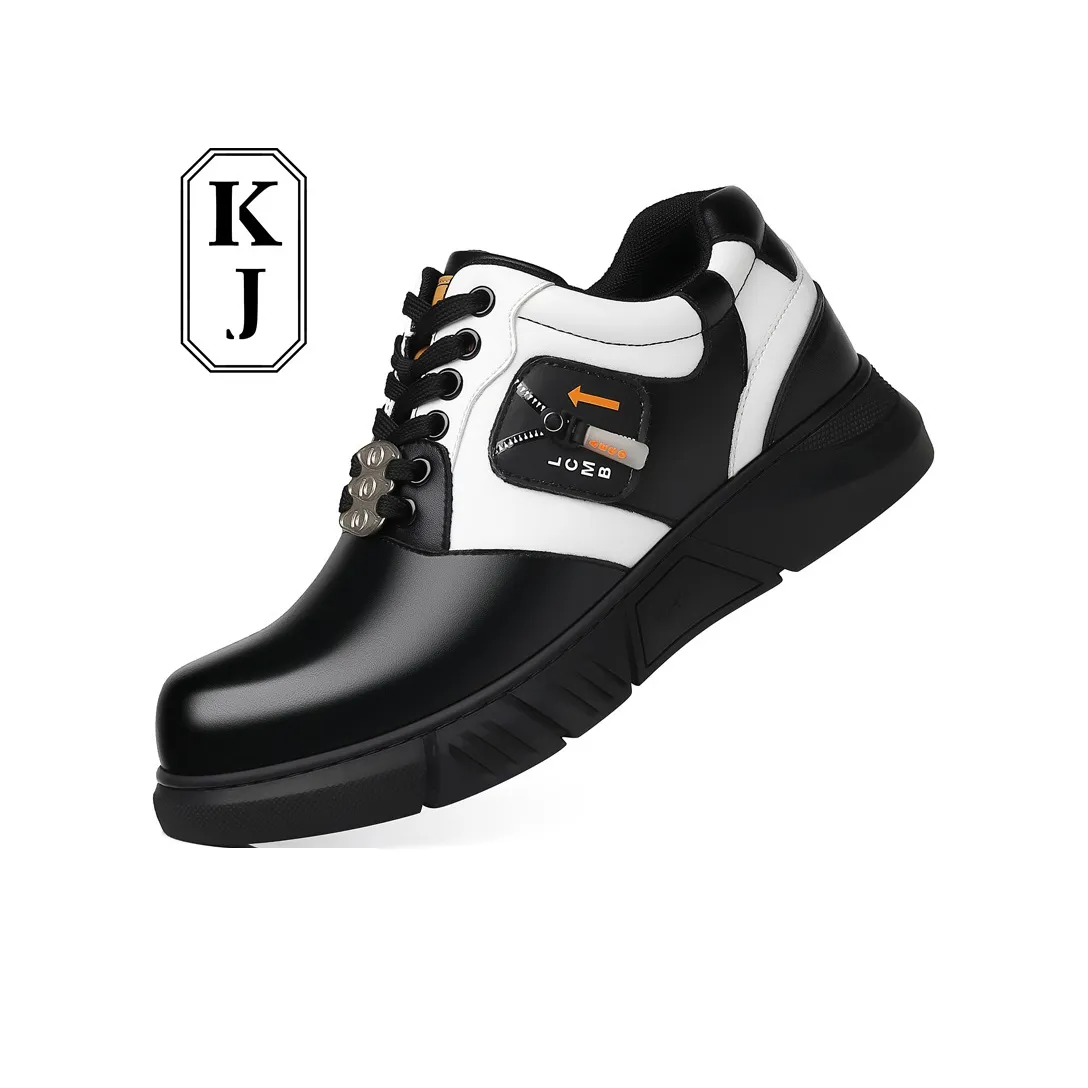 KJ Dress Shoes Men's Low Top White