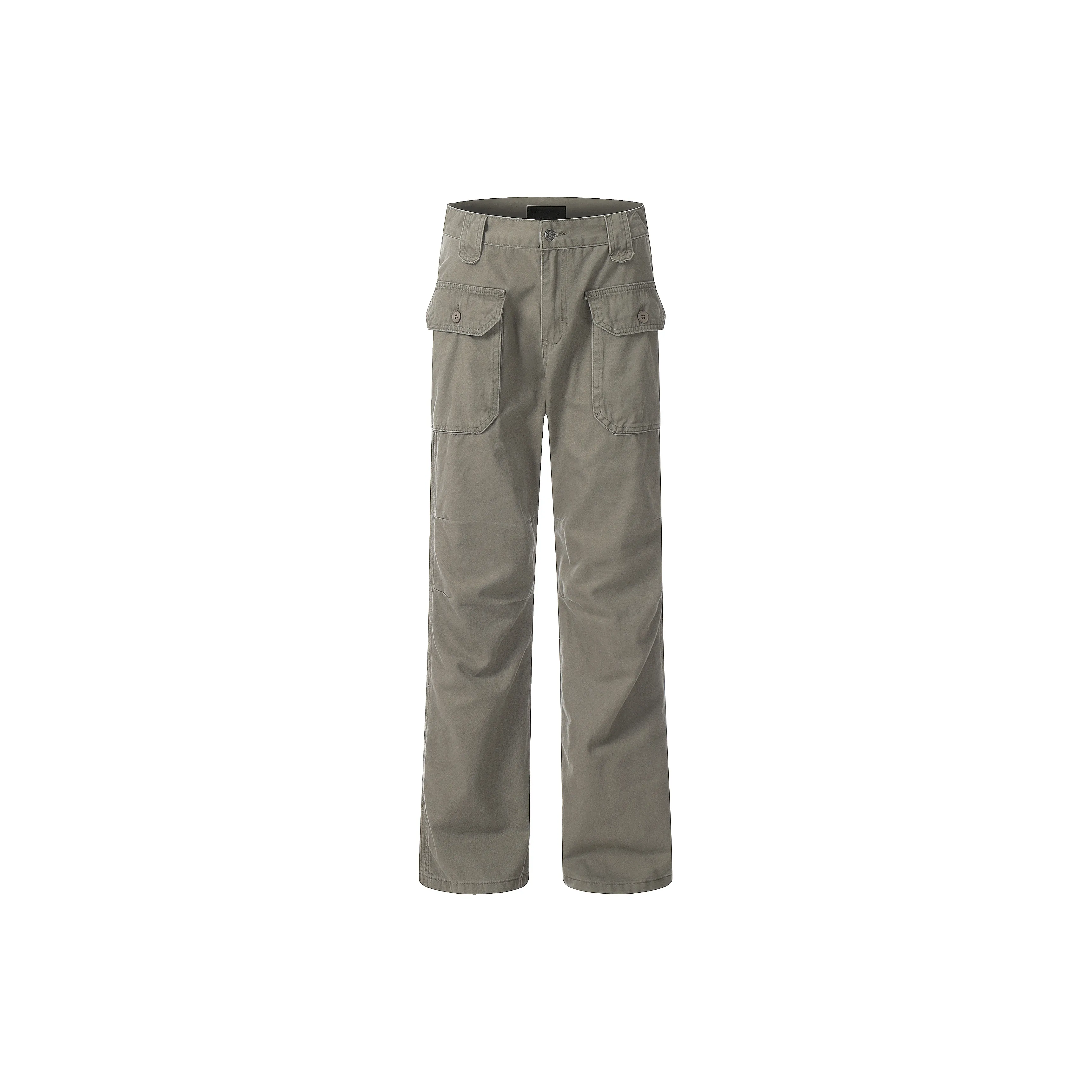 GBXM Cargo Pants Unisex Gray Green