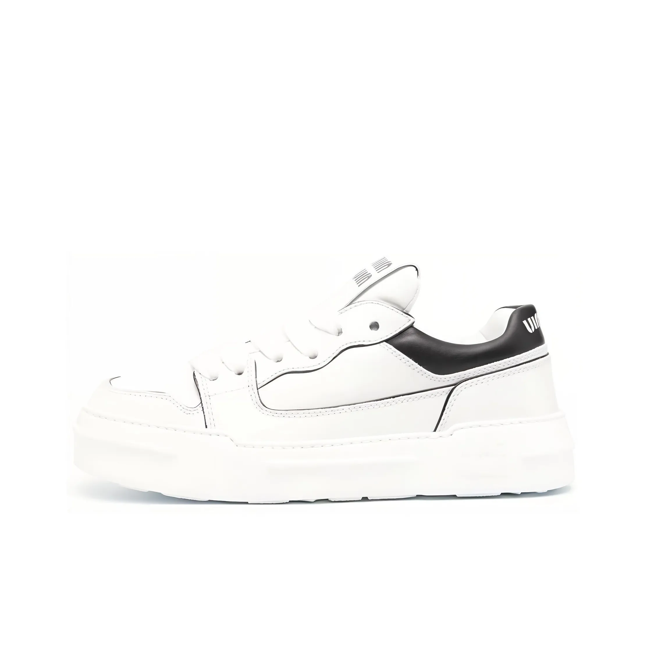 MIU MIU Low Top Stylish Skateboarding Shoes Women's White Black