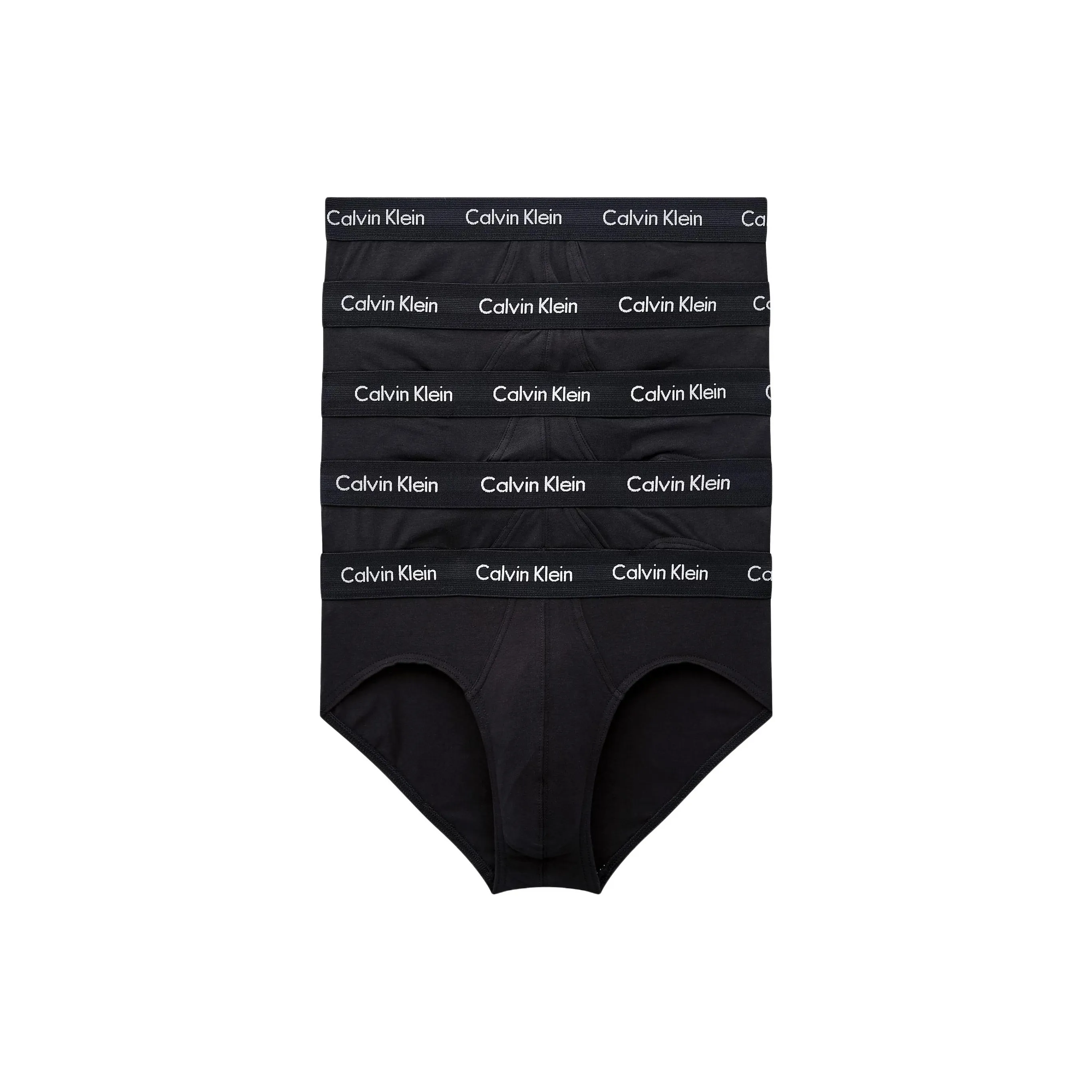 CALVIN KLEIN Underpants Europe Version Men's 5 Pack Black