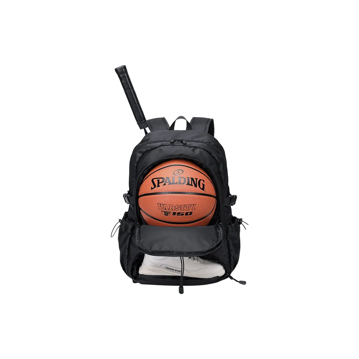 GOLF Ткань Рюкзак Большой Мужской Черный Черный Белый