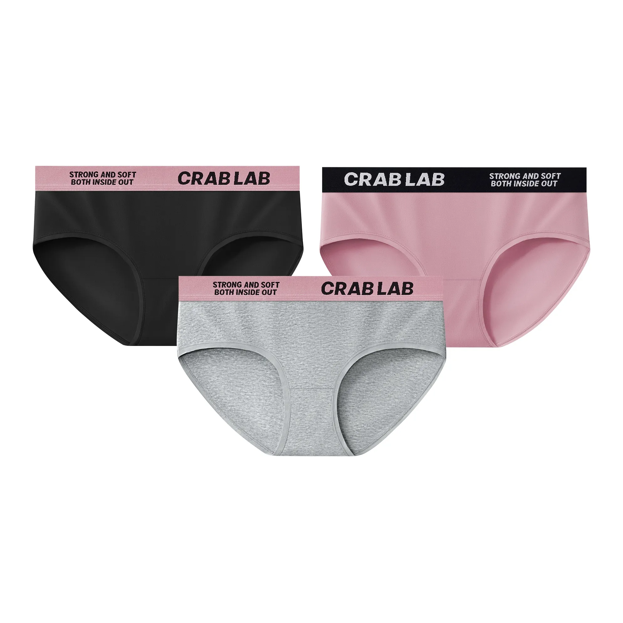 Crabsecret Underpants Women's 3 Pack