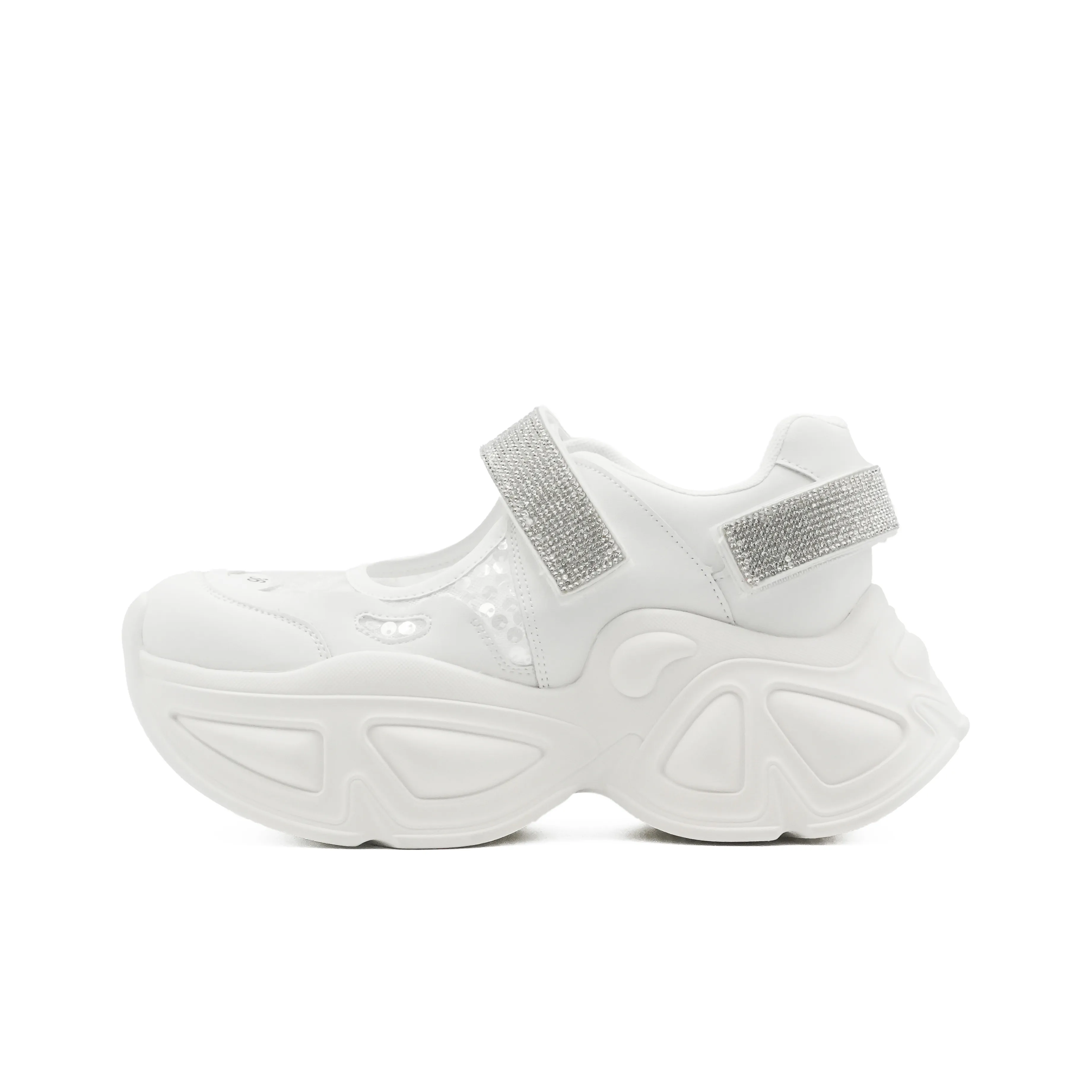 Little Sue Cushioning Wear-Resistant Breathable Supportive Mid-Top Chunky Sneakers Women's