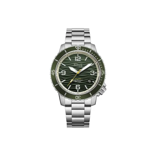 Solvil Et Titus Механический Movement Мужские часы Cape Collection, 42мм*48мм*13,85мм, зеленые