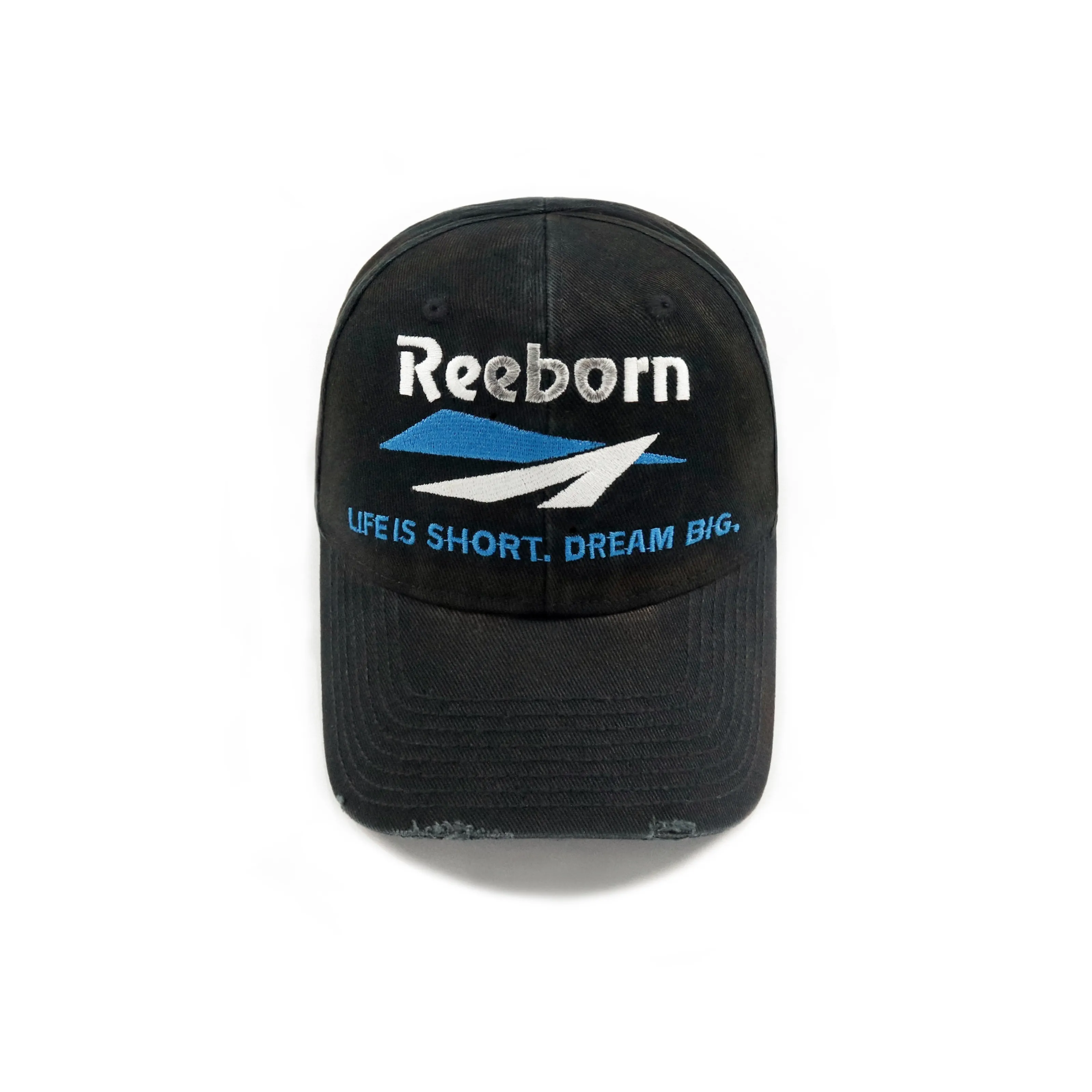 False Perception Cotton Baseball Caps Unisex Washed Black