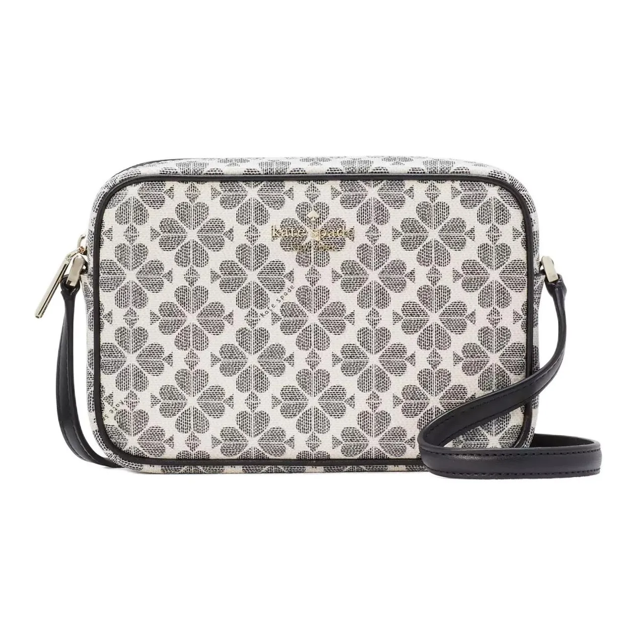 Kate Spade PVC Shoulder Bag, Crossbody Bag Mini Women's Black