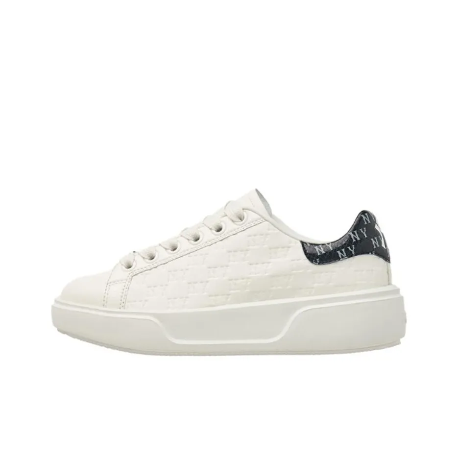 MLB Chunky Classic Low Top Skateboard Shoes Unisex White