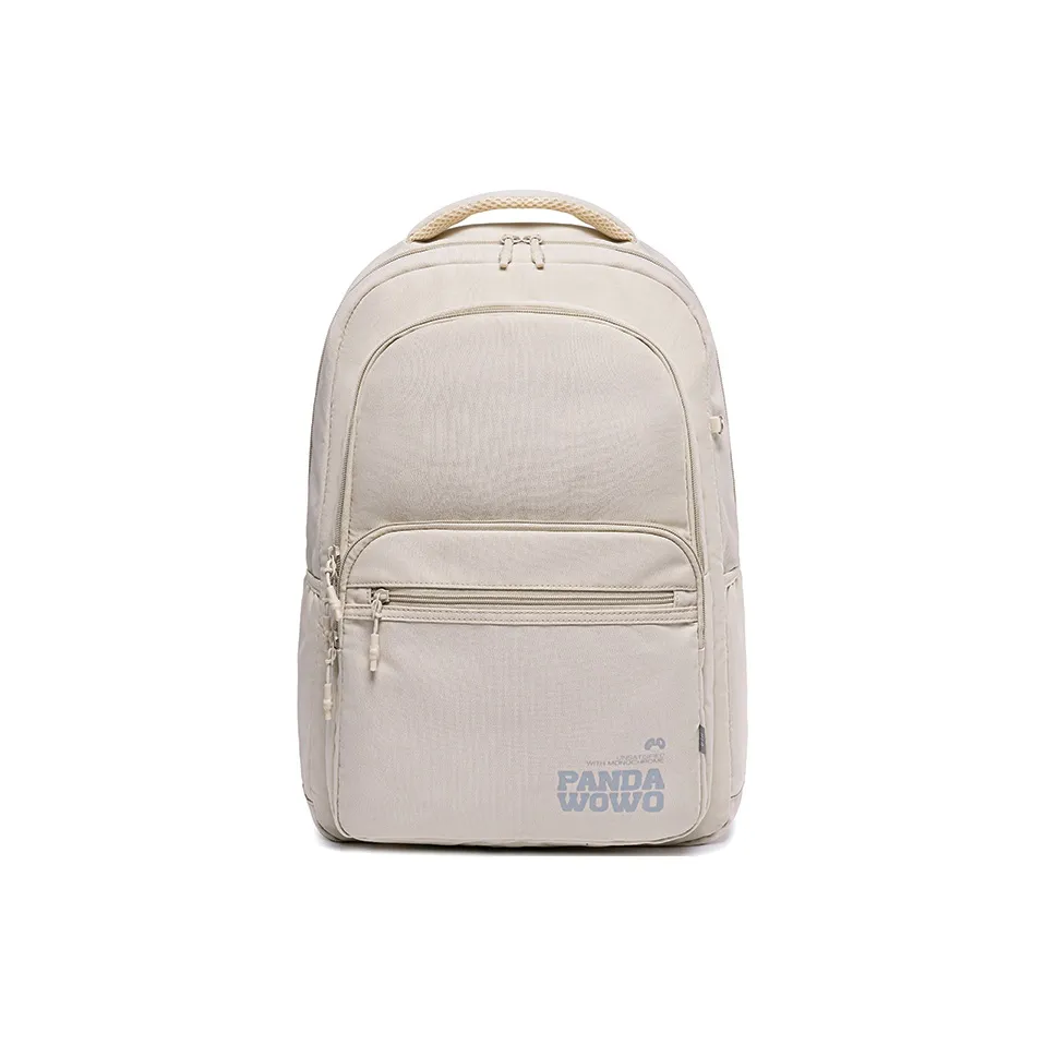 HLA Panda Wowo Series Polyester Backpack Unisex Black/White