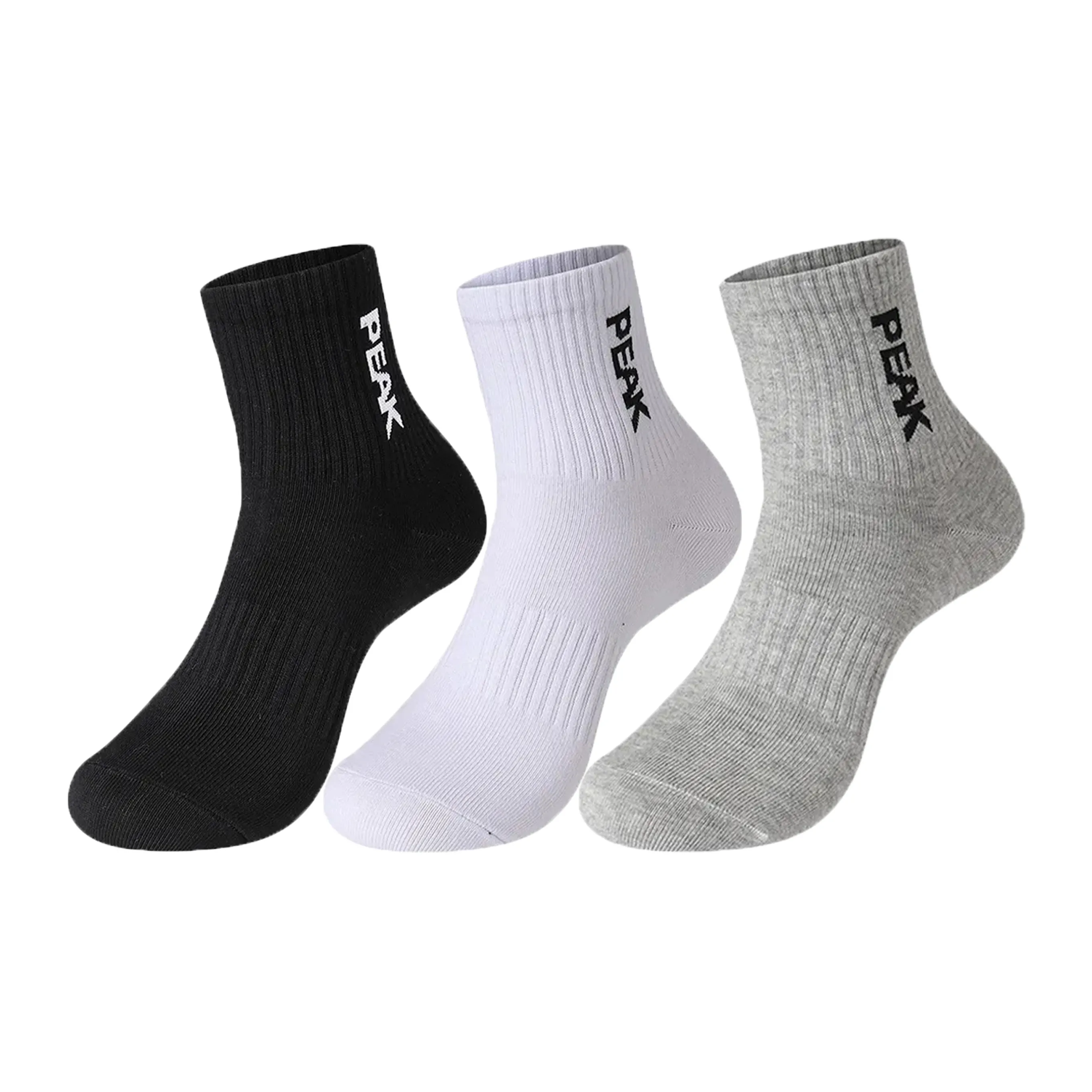 PEAK Ankle Socks Unisex Multi-double Loading Multiple Colors