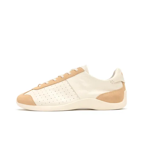 FOOT INDUSTRY Кроссовки для скейтбординга Low Top Винтажный белый/хаки Унисекс