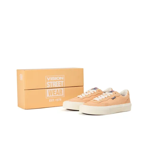 Vision Street Wear Плоские кроссовки для скейтбординга с мягким верхом, низкие, унисекс, цвет персиковый
