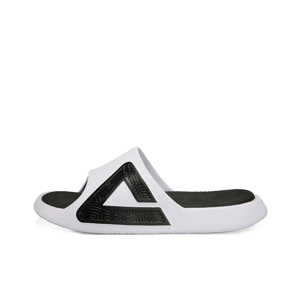 PEAK Slip-Resistant Abrasion-Resistant Taichi Slippers Unisex White Black