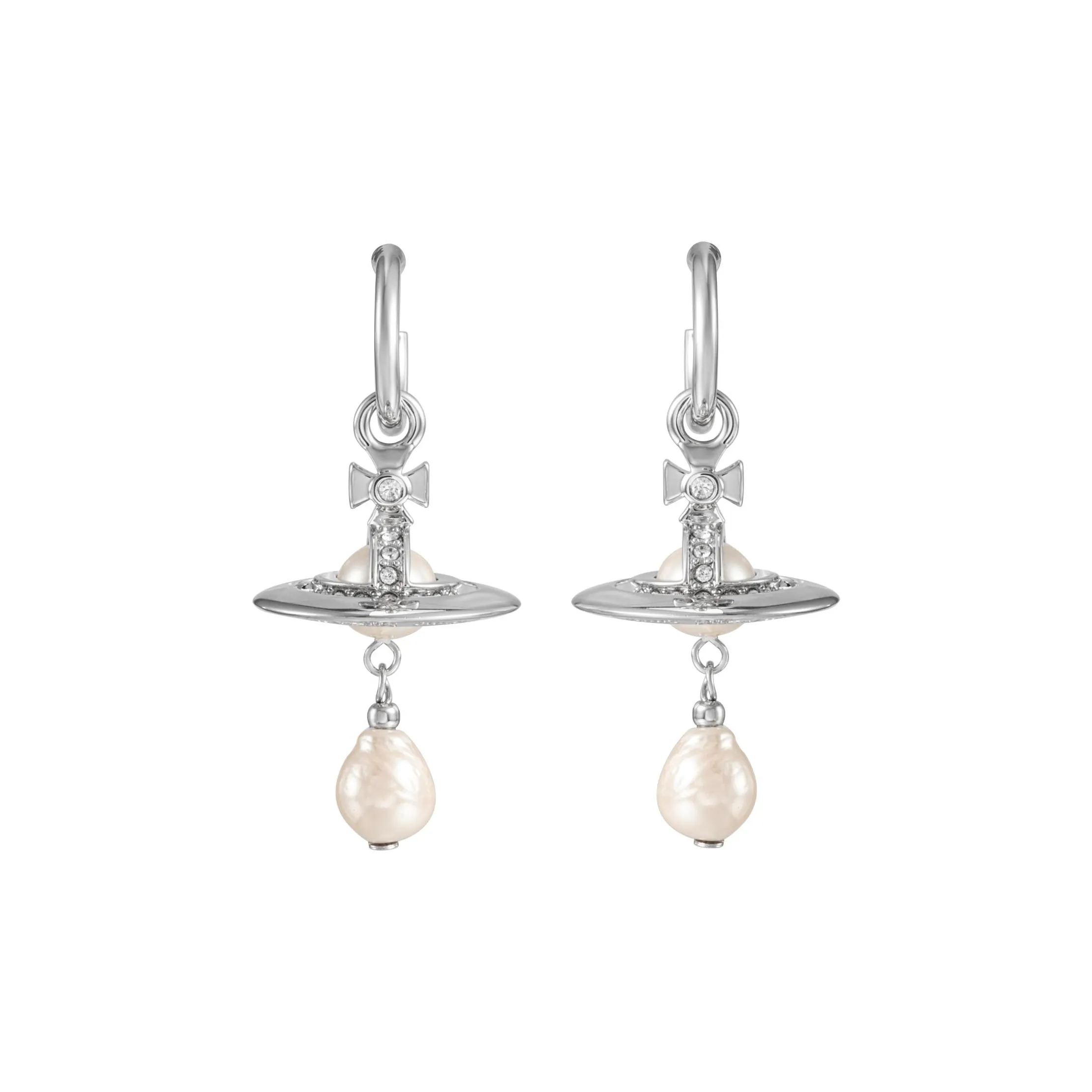 Vivienne Westwood Brass Earrings Unisex Duck Tongue