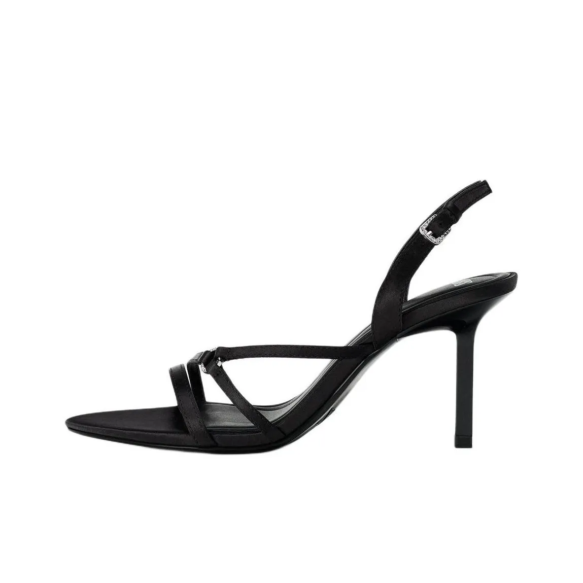 ZARA One Ремешок Сандалии 8 см Женские Черные