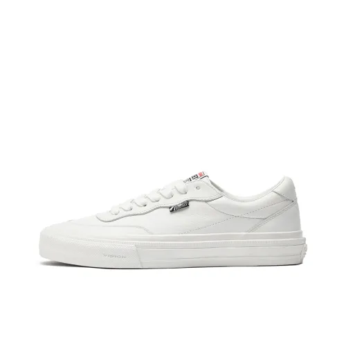 Vision Street Wear Плоские кроссовки для скейтбординга, низкий верх, белые, унисекс