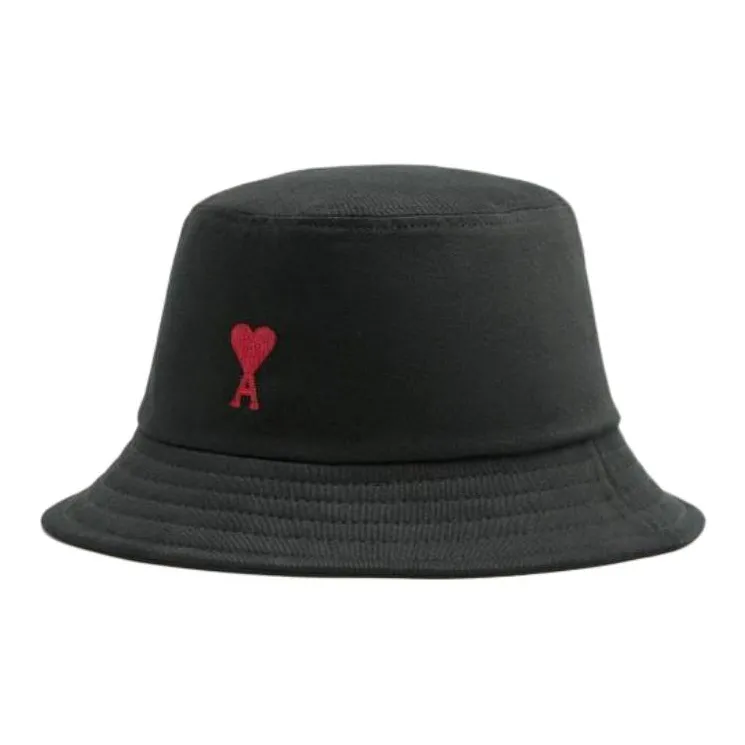 Ami Paris Ami De Coeur Embroidered Bucket Hat