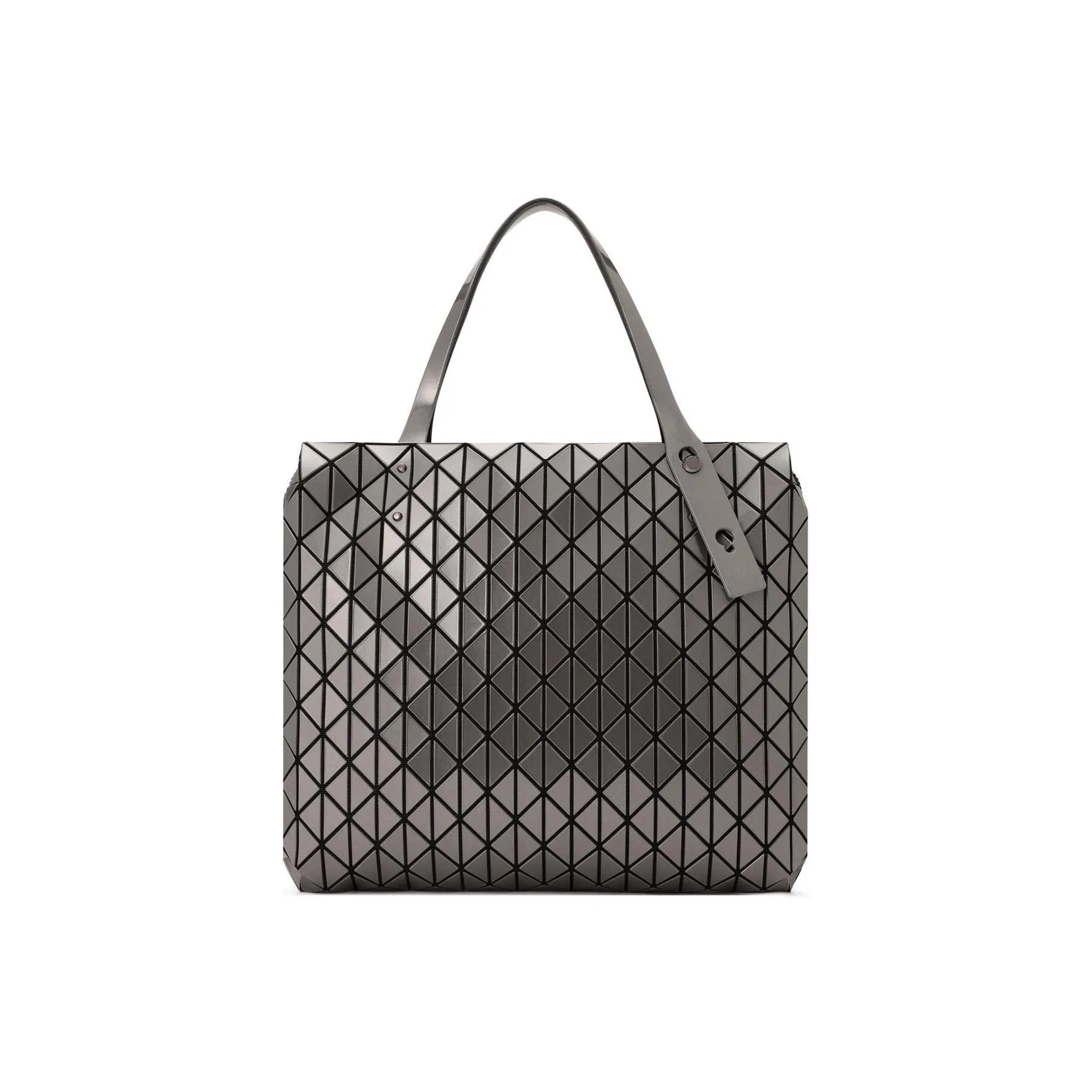 ISSEY MIYAKE Row Metallic Polyvinyl Chloride Resin Handbag Women's Bronze