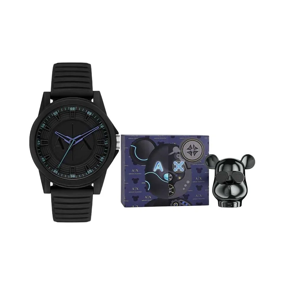 ARMANI EXCHANGE Кварцевый механизм Мужские часы 44mm*44mm*7mm Черный