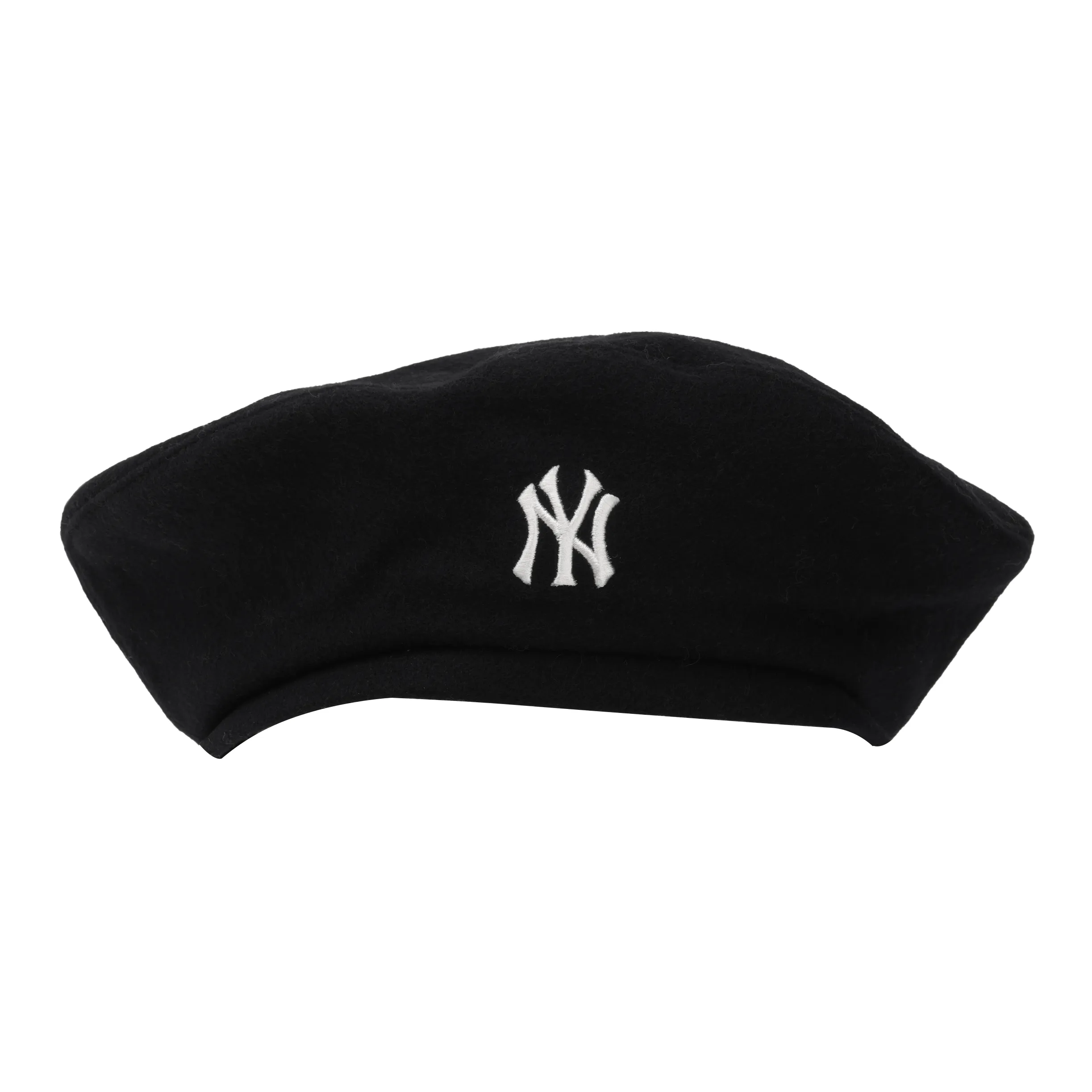 MLB Fashion Trend Logo Embroidered Beret Black