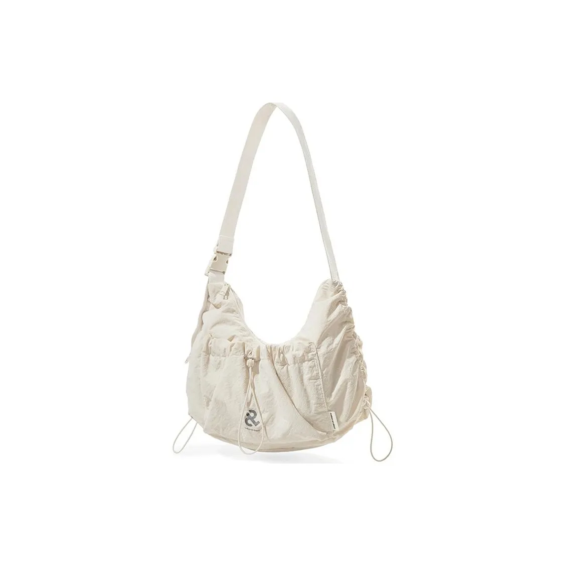 LIVEBOX EN DIRECT Nylon Crossbody Bag Tubas Women's Milk Coffee/Gray/Black