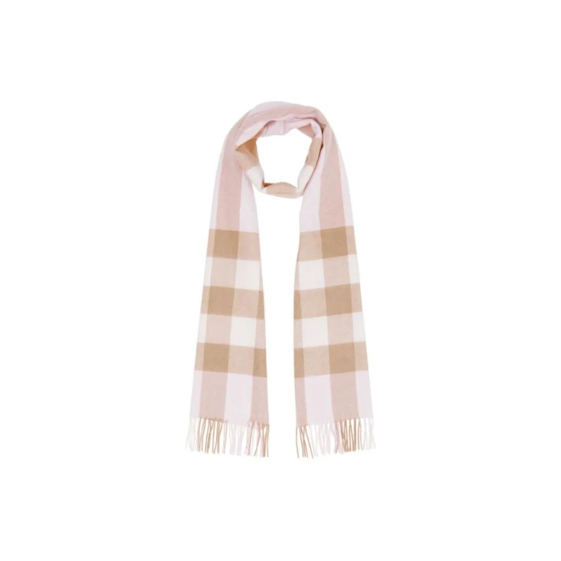 Burberry Кашемир Вязаные Шарфы Унисекс Умбра Розовый