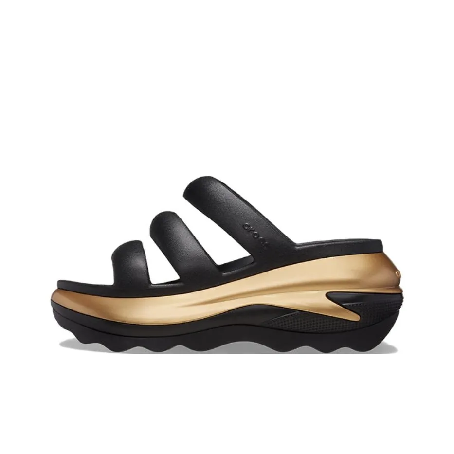 Crocs Slip-on устойчивые к истиранию слип-он женские черный золотой