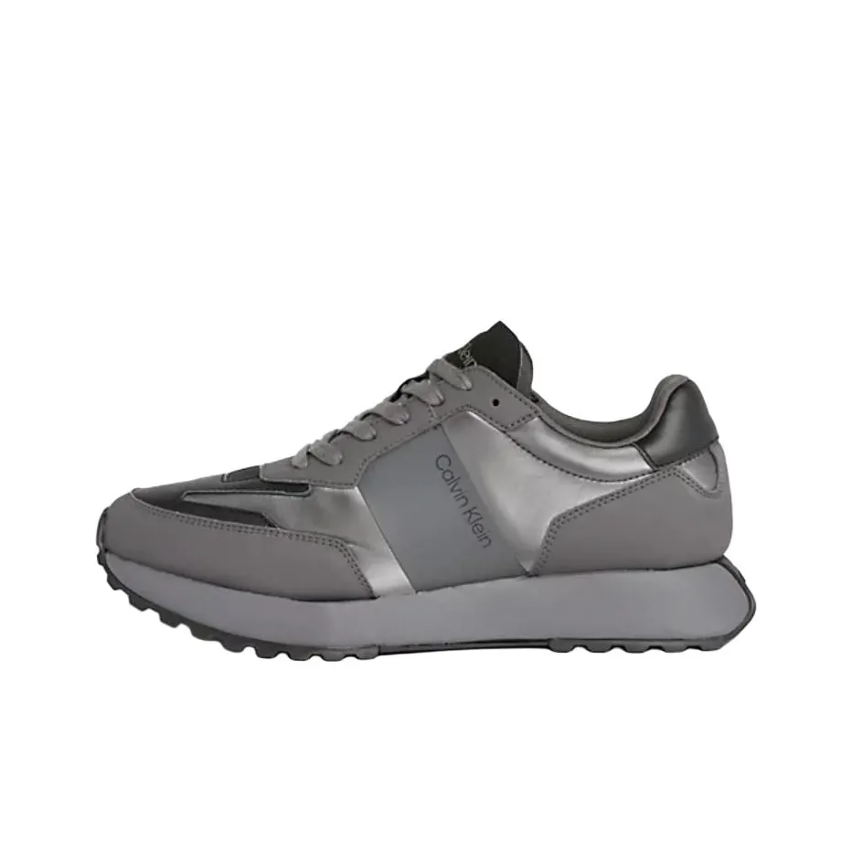 CALVIN KLEIN Low Top Casual Shoes Men's Gray