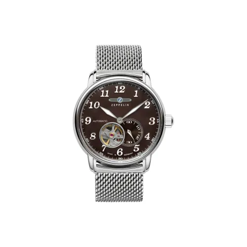 ZEPPELIN Автоматический Механический Движение Мужские Piaget Collection Часы 40 мм Кофе