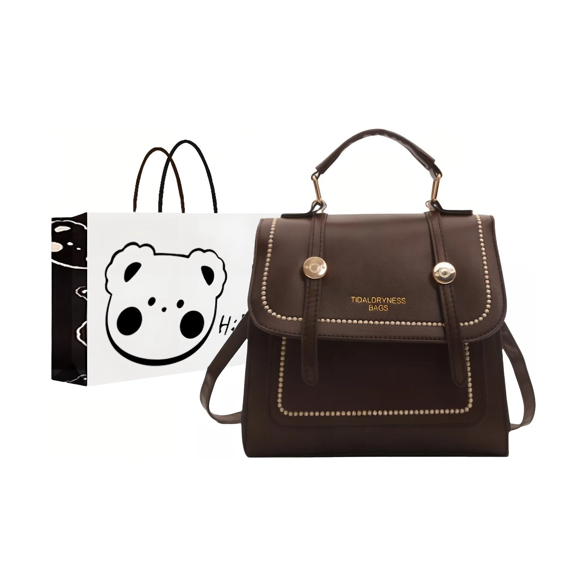 NX DOUGHNUT ПУ (полиуретан) Рюкзак Стандартный Женский Многоцветный