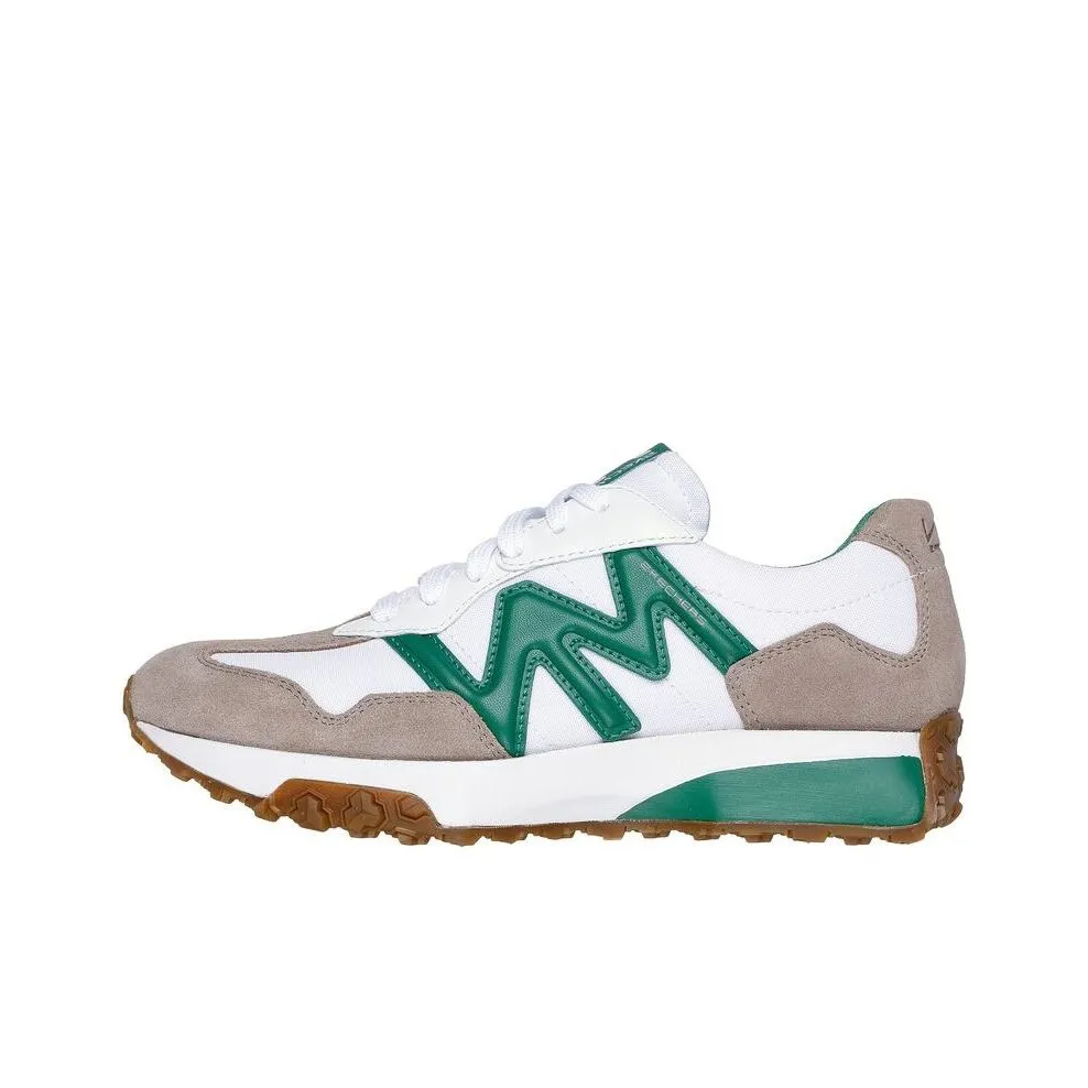 Skechers MARK NASON Low Top Casual Running Shoes Women's White Green