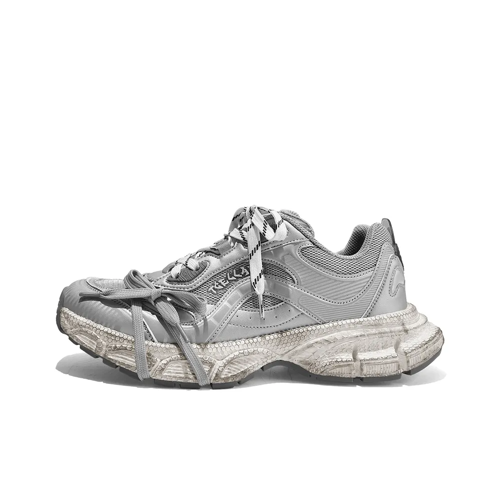 TCELLARS Cushioning Abrasion Resistant Lightweight Height Increasing Mat Low Top Chunky Sneakers Unisex