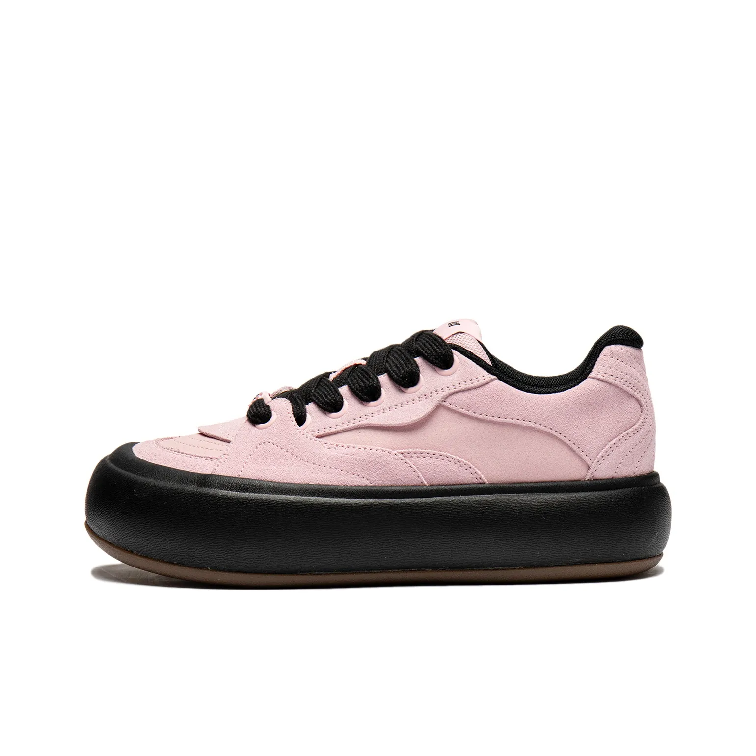 LINING Puff Platform Амортизация Износостойкие Низкие Кроссовки для Скейтбординга Женские Сладкий Абрикос Розовый