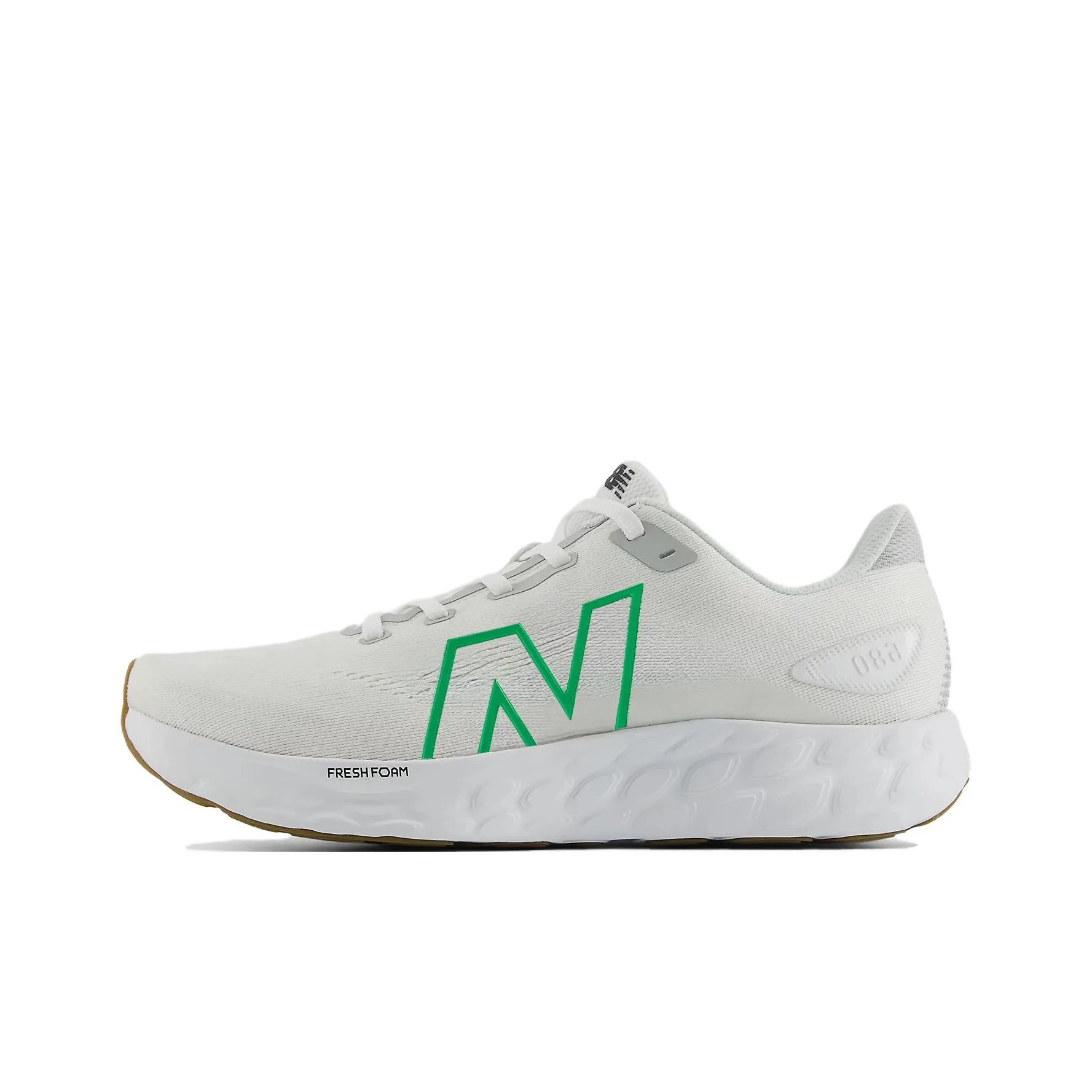 New Balance Fresh Foam 680v8 White Brighton Grey Kelly Green