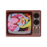 The 원숭이 킹 - 기존 TV 플로잉 샌드 냉장고 마그넷 - 원숭이 복숭아 훔치기