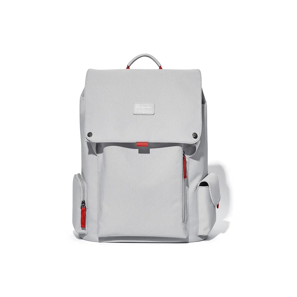 BOSTANTEN Fabric Backpack Regular Unisex Gray/Black/Pink/Beige Yellow