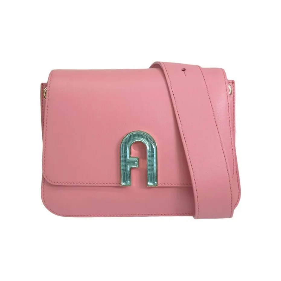 Furla Leather Handbag, Shoulder Bag Mini Women's Pink