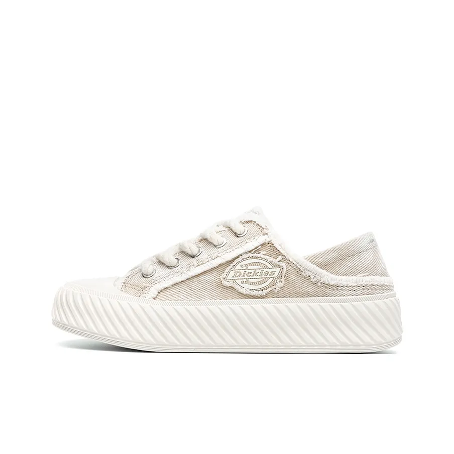 Dickies Износостойкие Дышащие Амортизирующие Низкие Топ Кеды Унисекс Капучино