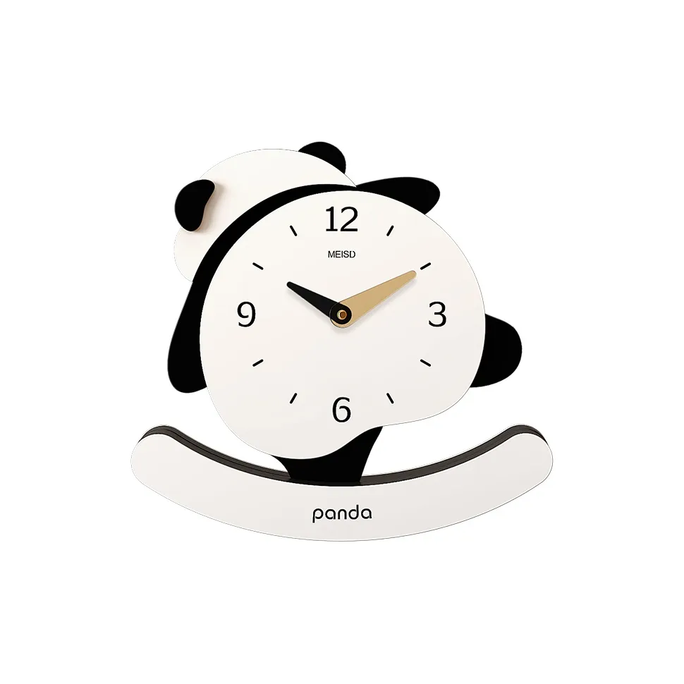 Meishida Механизм с плавным ходом секундной стрелки Настольные часы Унисекс Белый циферблат