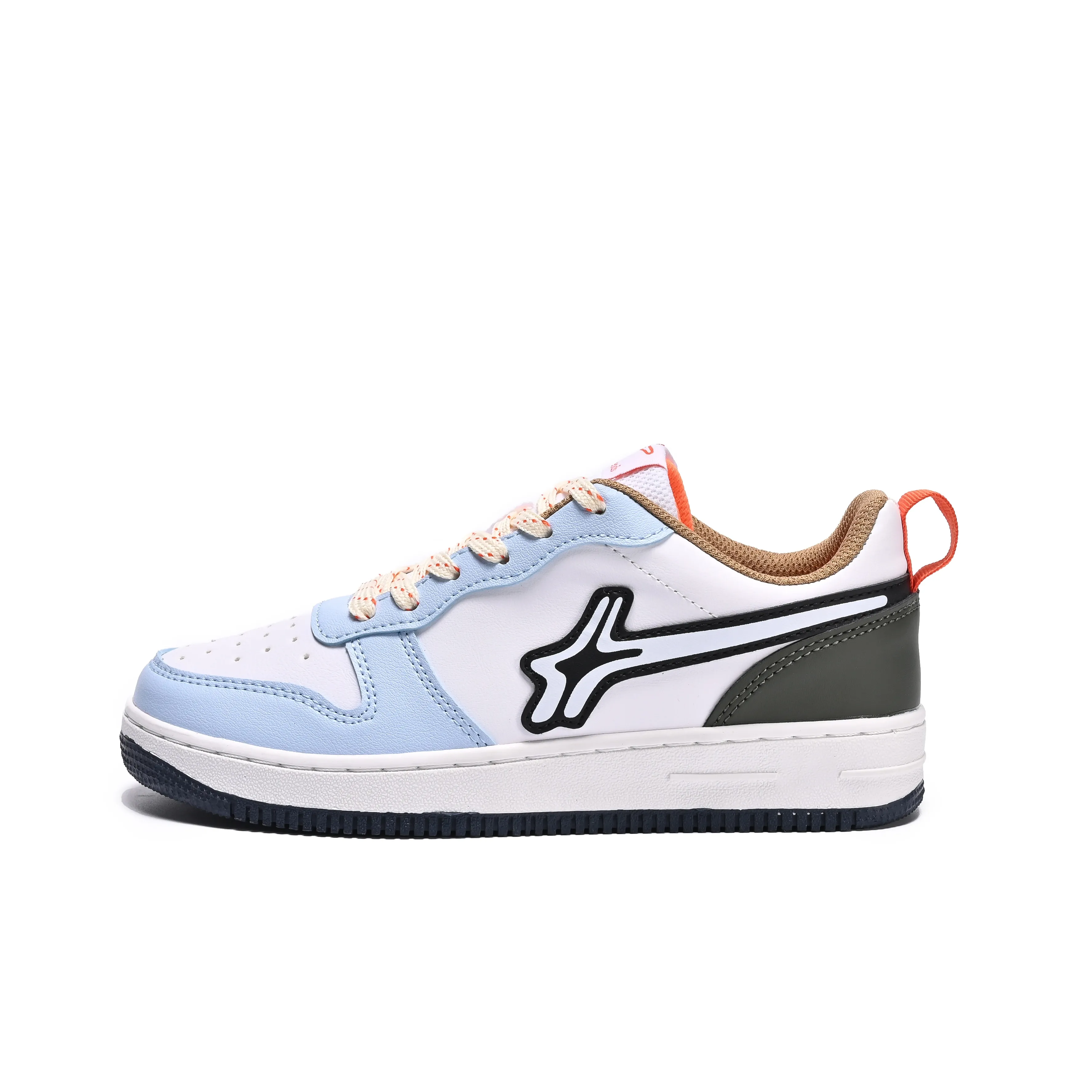 Crocodile Low Top Casual Flexible Adaptability Unisex White Blue Green Skateboard Shoes