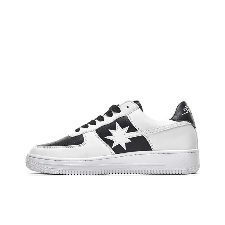 Starwalk Soldier Термостойкий Slip-Resistant Низкий Топ Скейтборд Кроссовки Унисекс Белый Черный Панда