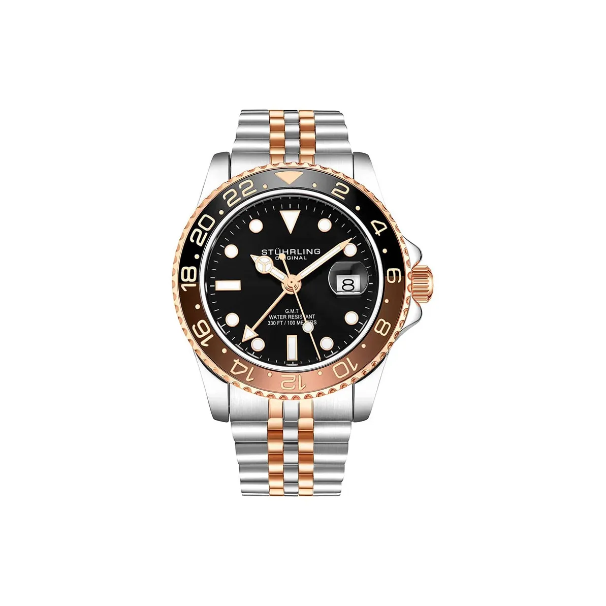 STUHRLING Кварцевый механизм Мужские часы 42mm*12mm*42mm Черный