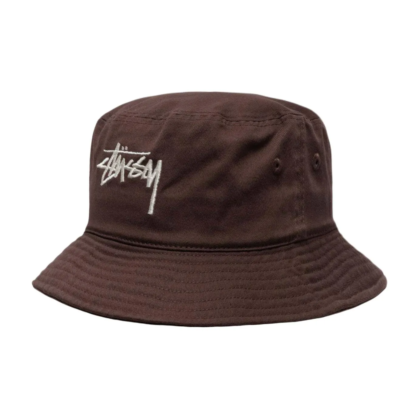 Stussy Cotton Bucket Hats Men's Brown