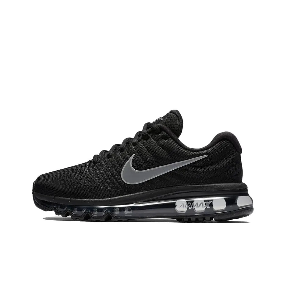 Nike Air Max 2017 Low Top Casual Running Shoes Women's Black Gray