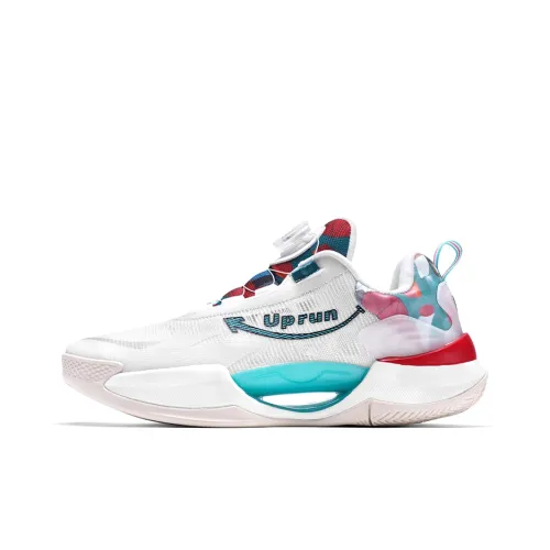 Up Run Super Light and Stylish Баскетбольные кроссовки MID Топ Жадеит Зеленый Унисекс