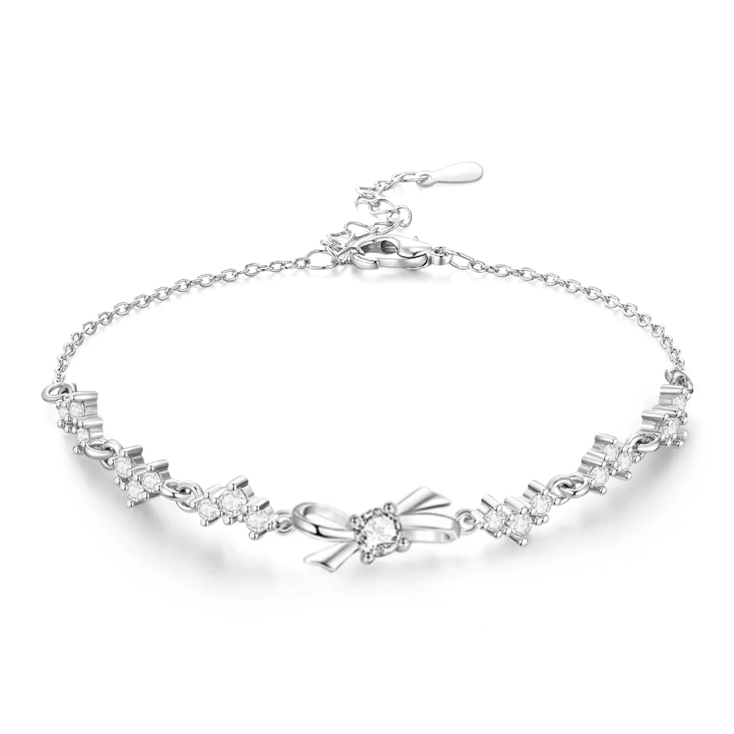 Jodie Kevin Циркон Браслеты Женские Серебристые