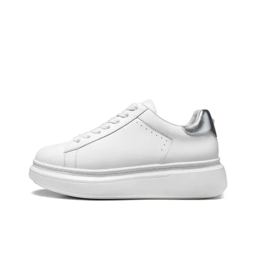 THOM WILLS Кроссовки для скейтбординга Low Top Белый серебристый Ласточкин хвост WG112 Женские